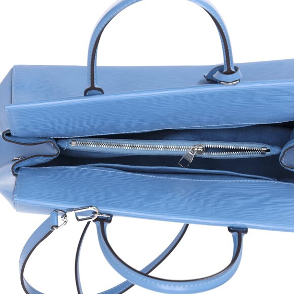 Louis Vuitton Marly MM Epi Handbag M94661 Bleuet Epi Leather Light Blue - Picture 8 of 9